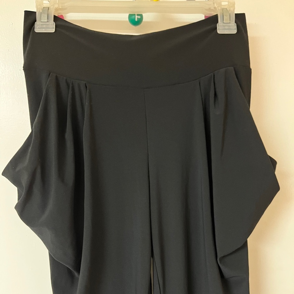 Body Central Charcoal Wide Leg Pants